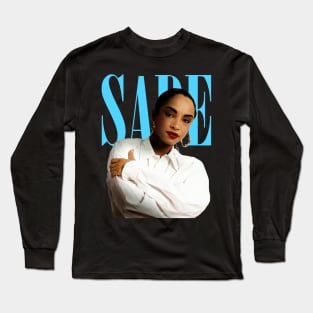 Vintage Sade Adu 80s 90s Style Long Sleeve T-Shirt